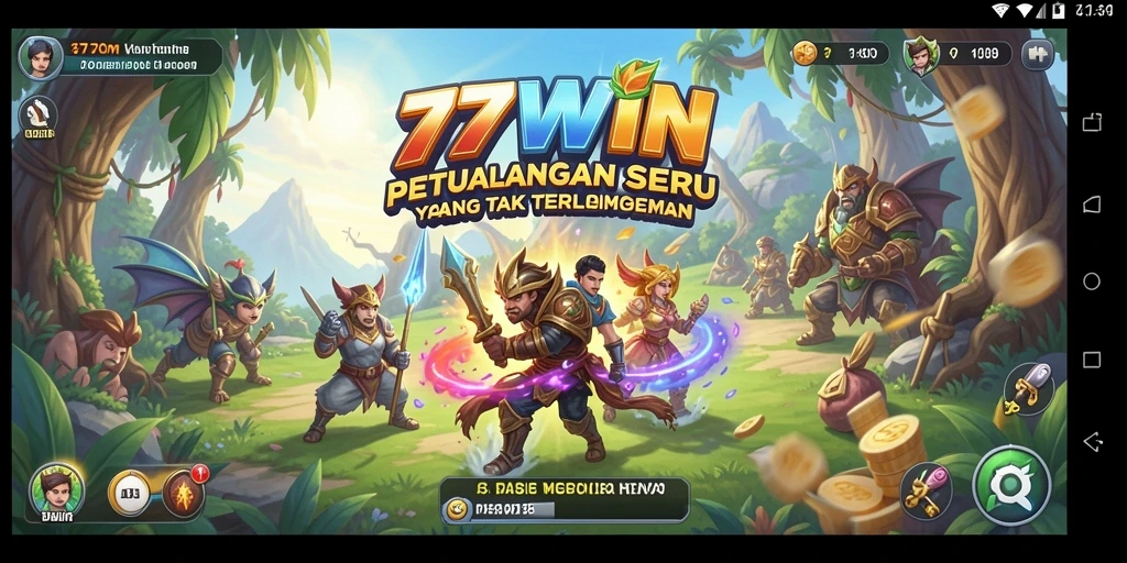 Tampilan menakjubkan dari gameplay seru 77WIN yang penuh petualangan.