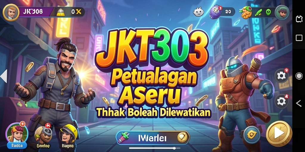 Tampilan gameplay seru JKT303 dengan berbagai tantangan menunggu Anda.