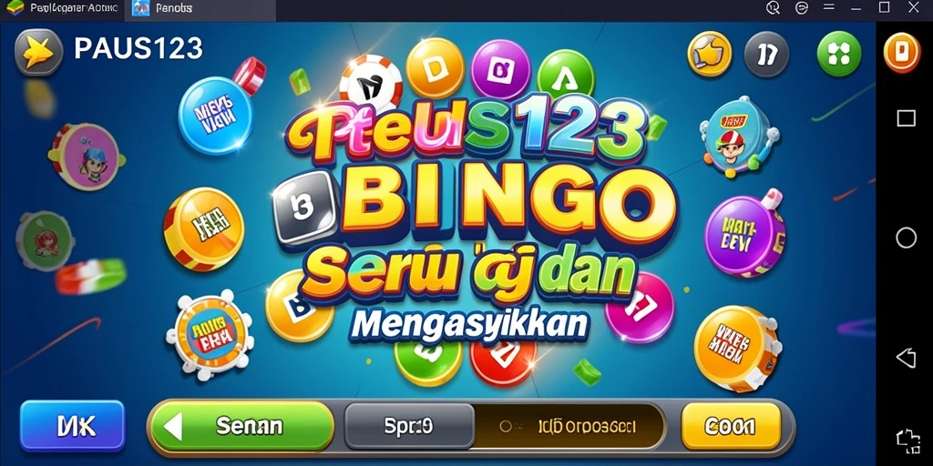 Screenshot utama PAUS123 menampilkan gameplay Bingo yang menarik.