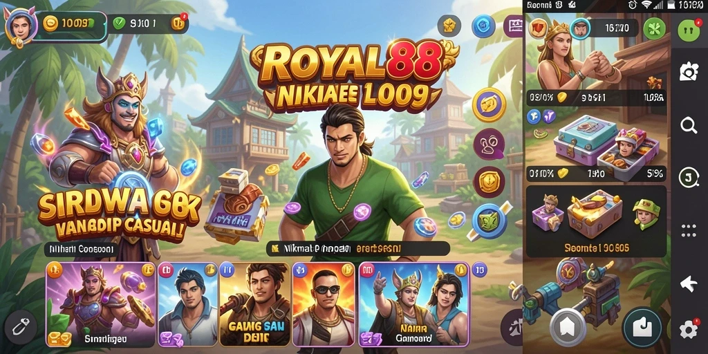 Screenshot gameplay <strong>ROYAL88</strong> yang menunjukkan keseruan bermain.
